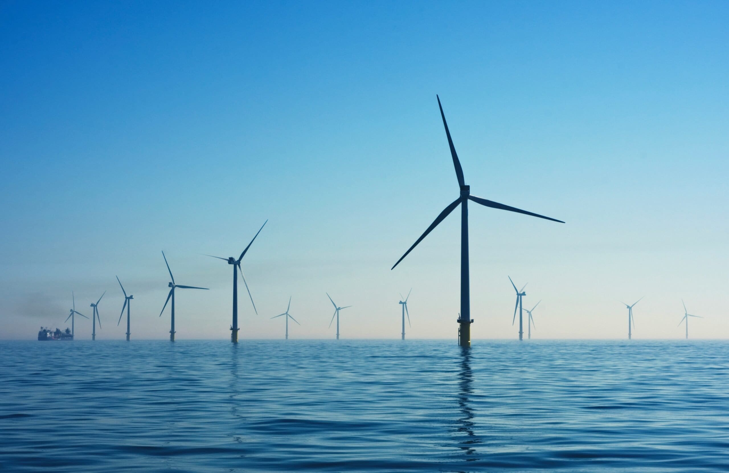 Offshore wind turbine farm