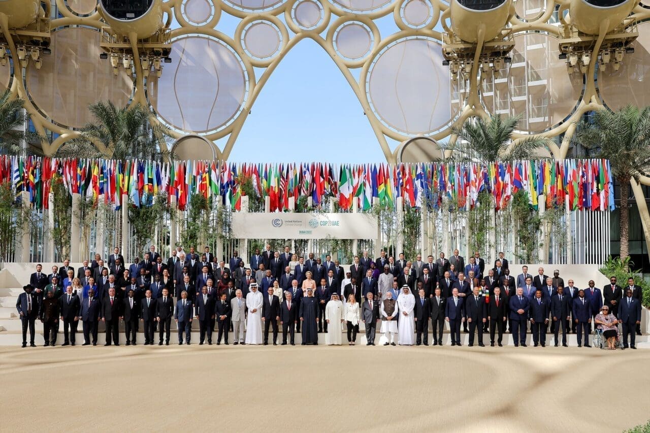 Official photo of COP28 attendees by the President of Columbia’s office.