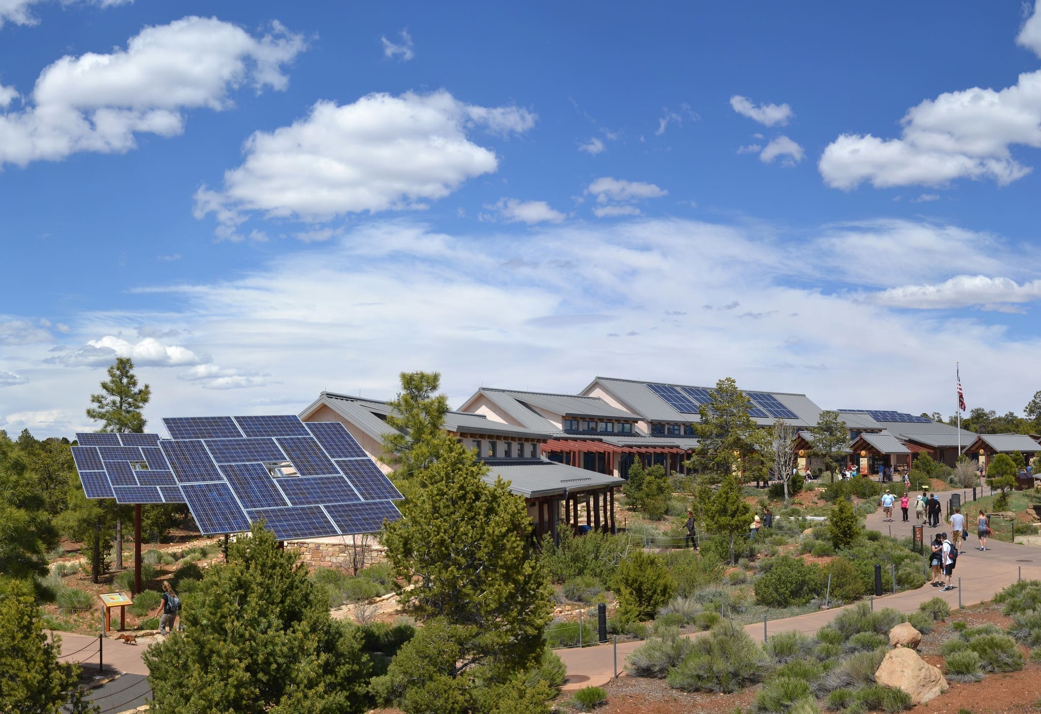 Ohio Solar projects are not alone. This solar power system runs the Grand Canyon visitor’s center.