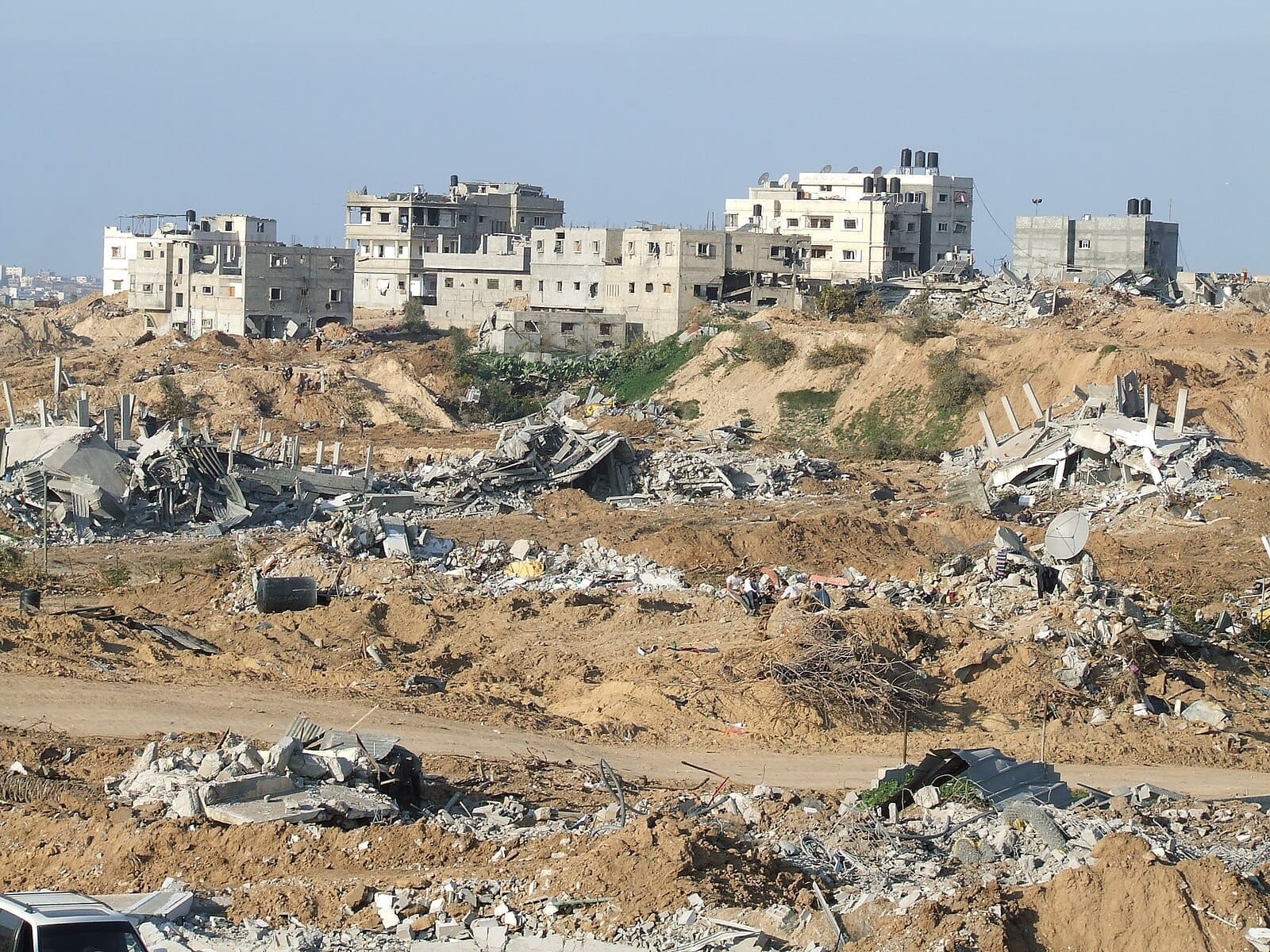 Destruction of homes in Gaza