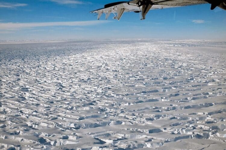 Doomsday glacier in Antarctica