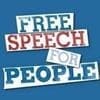 Logo for the organization Free Speech For People