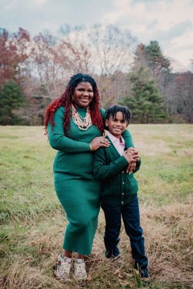 Children Harris Kellie Carter Jackson and her son, William